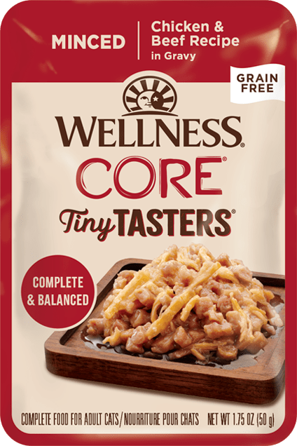 Wellness Core Tiny Tasters Minced | Chicken & Beef